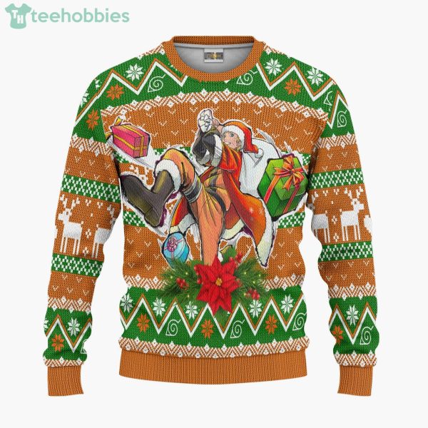 Naruto Santa Claus Custom Naruto Anime Fans Ugly Christmas Sweater Hoodie Product Photo 1