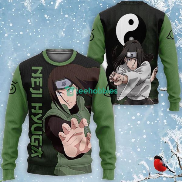 Neji Hyuga All Over Printed 3D Shirt Naruto Anime Fans Product Photo 2