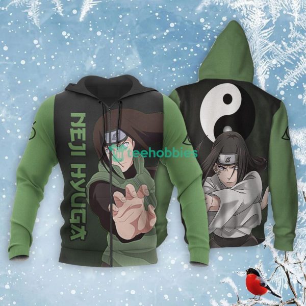 Neji Hyuga All Over Printed 3D Shirt Naruto Anime Fans Product Photo 1