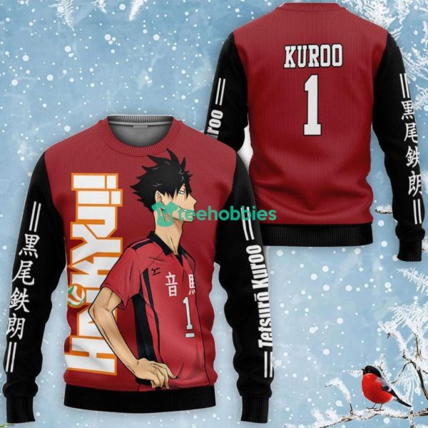 Nekoma Tetsuro Kuroo All Over Printed 3D Shirt Haikyuu Anime Fans Product Photo 2