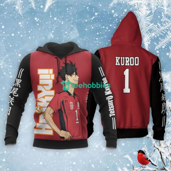 Nekoma Tetsuro Kuroo All Over Printed 3D Shirt Haikyuu Anime Fans Product Photo 3