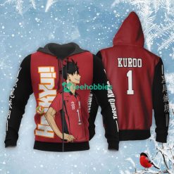 Nekoma Tetsuro Kuroo All Over Printed 3D Shirt Haikyuu Anime Fans Product Photo 1