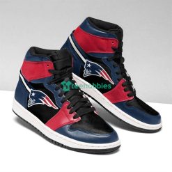 New England Patriots Fans Air Jordan Hightop Shoes Product Photo 1