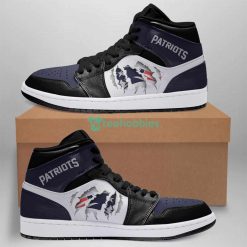 New England Patriots Sneakers Air Jordan Hightop Shoes Product Photo 1
