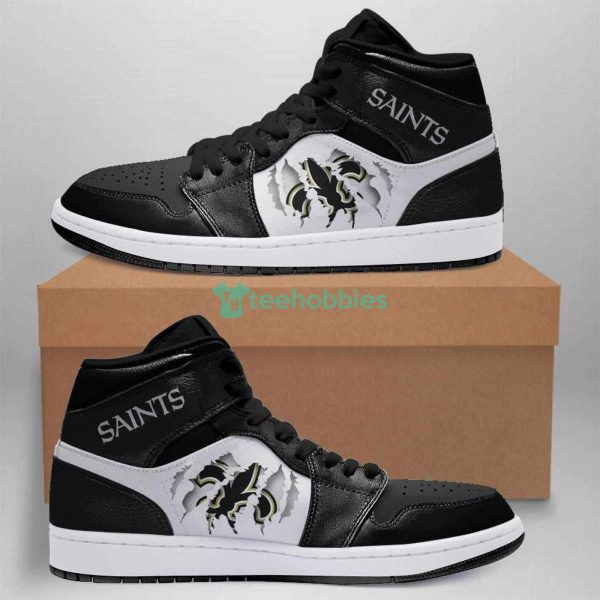New Orleans Saints Fans Air Jordan Hightop Shoes Product Photo 1