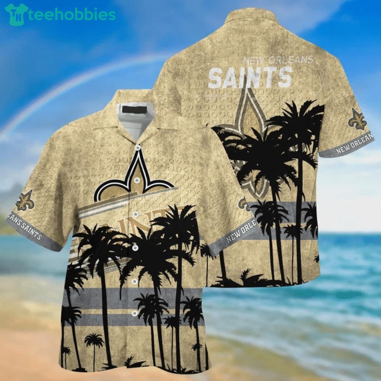 New Orleans Saints Hawaiian Shirt Product Photo 1
