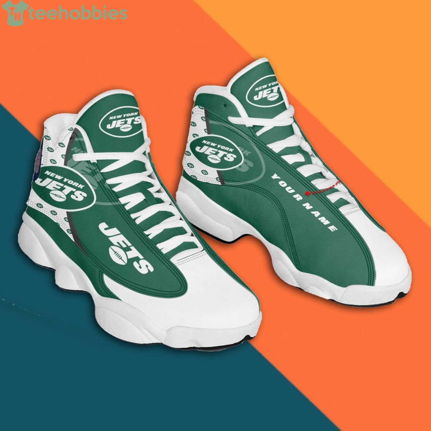New York Jets Air Jordan 13 Sneaker Shoes Product Photo 3 New York Jets Air Jordan 13 Sneaker Shoes Product Photo 3