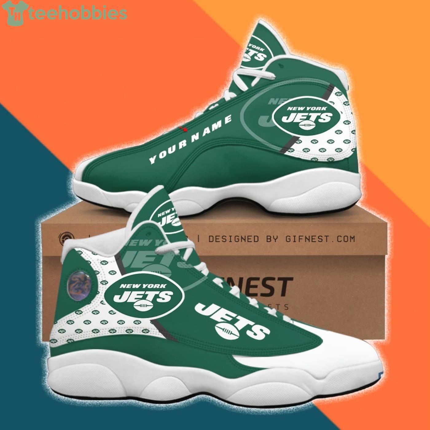 New York Jets Air Jordan 13 Sneaker Shoes Product Photo 1 New York Jets Air Jordan 13 Sneaker Shoes Product Photo 1