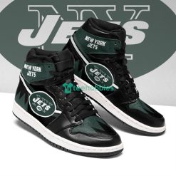 New York Jets Team Fans Air Jordan Hightop Shoes Product Photo 1