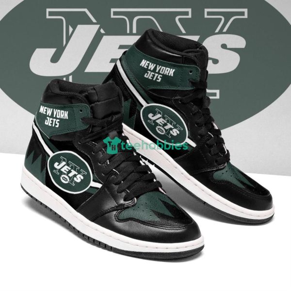 New York Jets Team Fans Air Jordan Hightop Shoes Product Photo 1