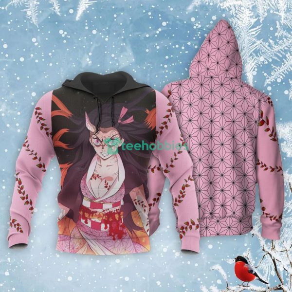 Nezuko Demon Form All Over Printed 3D Shirt Custom Kimetsu Anime Fans Product Photo 3