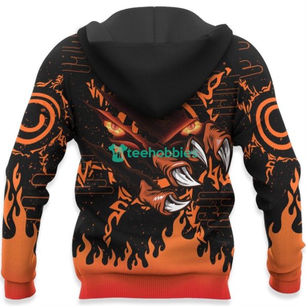 Nine-Tails Kurama Seal All Over Printed 3D Shirt Custom Anime Fans Naruto Product Photo 5