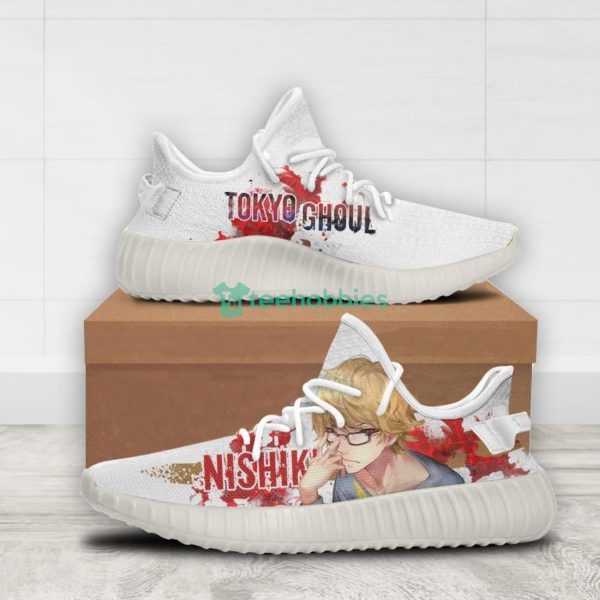Nishiki Nishio Custom Tokyo Ghoul Anime Yeezy Shoes For Fans Product Photo 2