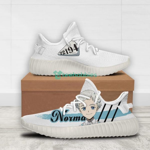 Norman Custom Promised Neverland Anime Yeezy Shoes For Fans Product Photo 1