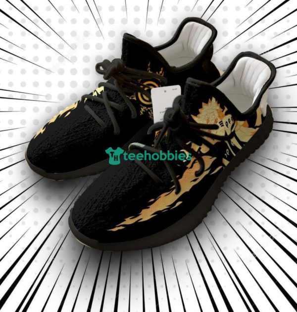Nrt x Kurama Custom Nrt Anime Yeezy Shoes For Fans Product Photo 1