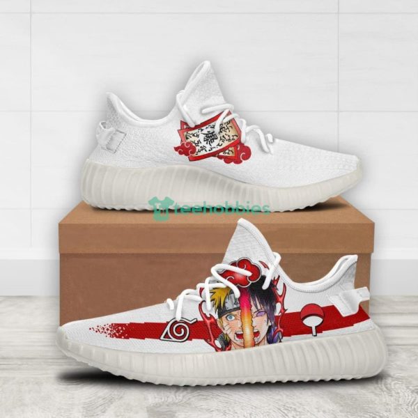Nrt x Sasuke Custom Nrt Anime Yeezy Shoes For Fans Product Photo 2