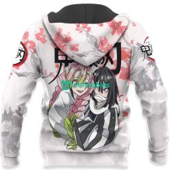 Obanai and Mitsuri All Over Printed 3D Shirt Custom Kimetsu Anime Fans Valentine's Gift Product Photo 5