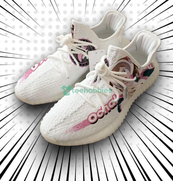 Ochaco Uraraka Custom My Hero Academia Anime Yeezy Shoes For Fans Product Photo 1