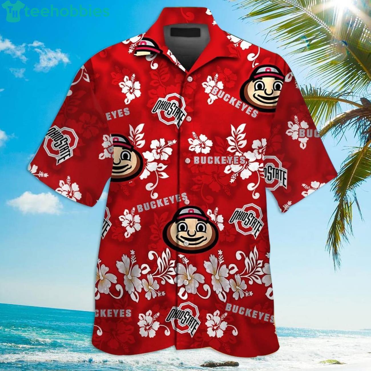 Ohio State Buckeyes Cute Hawaiian Shirt Product Photo 1