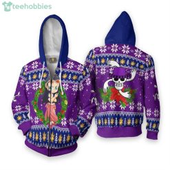 One Piece Custom Nico Robin Anime Fans Ugly Christmas Sweater Hoodie Product Photo 2