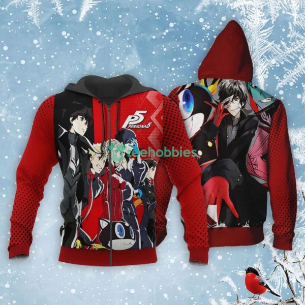 Persona 5 All Over Printed 3D Shirt Team Custom Anime Fans Product Photo 1