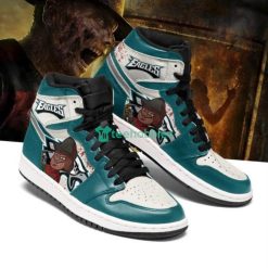 Philadelphia Eagles Horror Team Air Jordan Hightop Shoes Product Photo 1