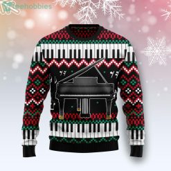 Piano Awesome Piano Lover Ugly Christmas Sweater Product Photo 1