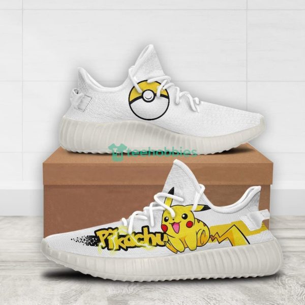 Pikachu Custom Pokemon Anime Yeezy Shoes For Fans Product Photo 2