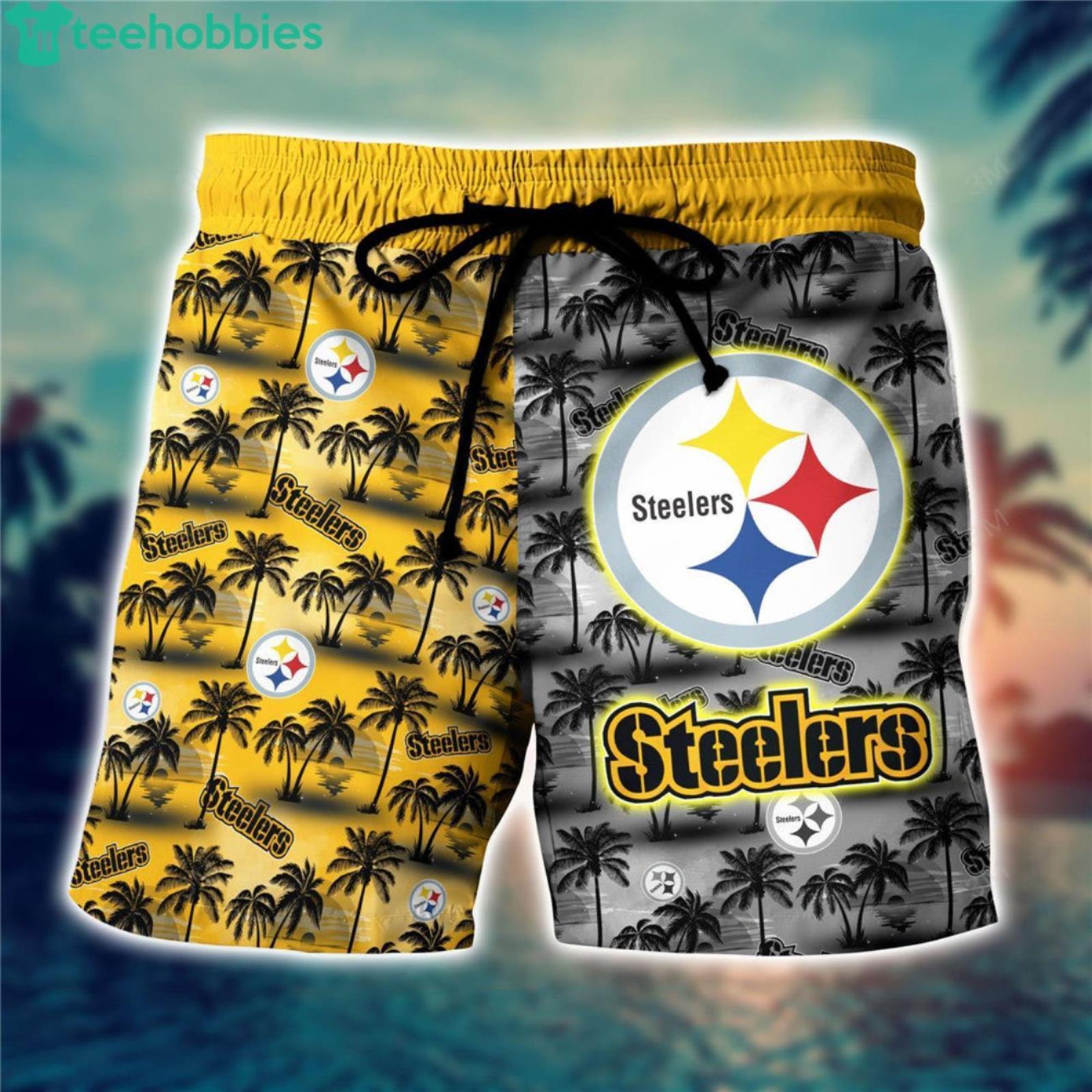 Pittsburgh Steelers Hawaiian Shorts Product Photo 1