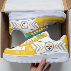 Pittsburgh Steelers Lover Best Gift Yellow Air Force Shoes For Fans Product Photo 1