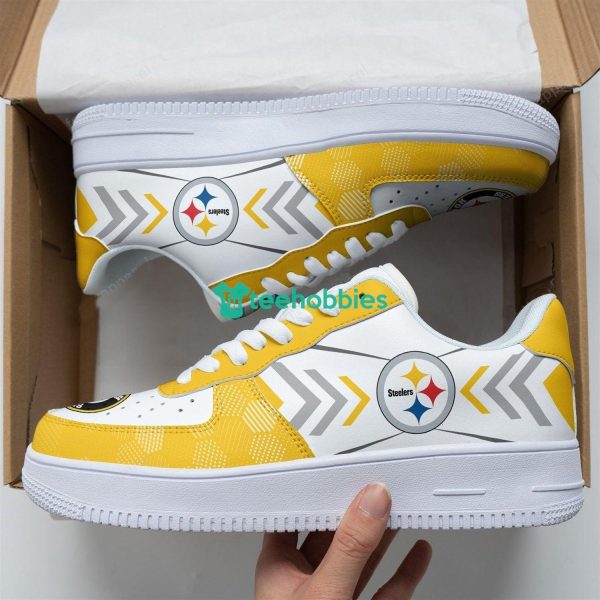 Pittsburgh Steelers Lover Best Gift Yellow Air Force Shoes For Fans Product Photo 1