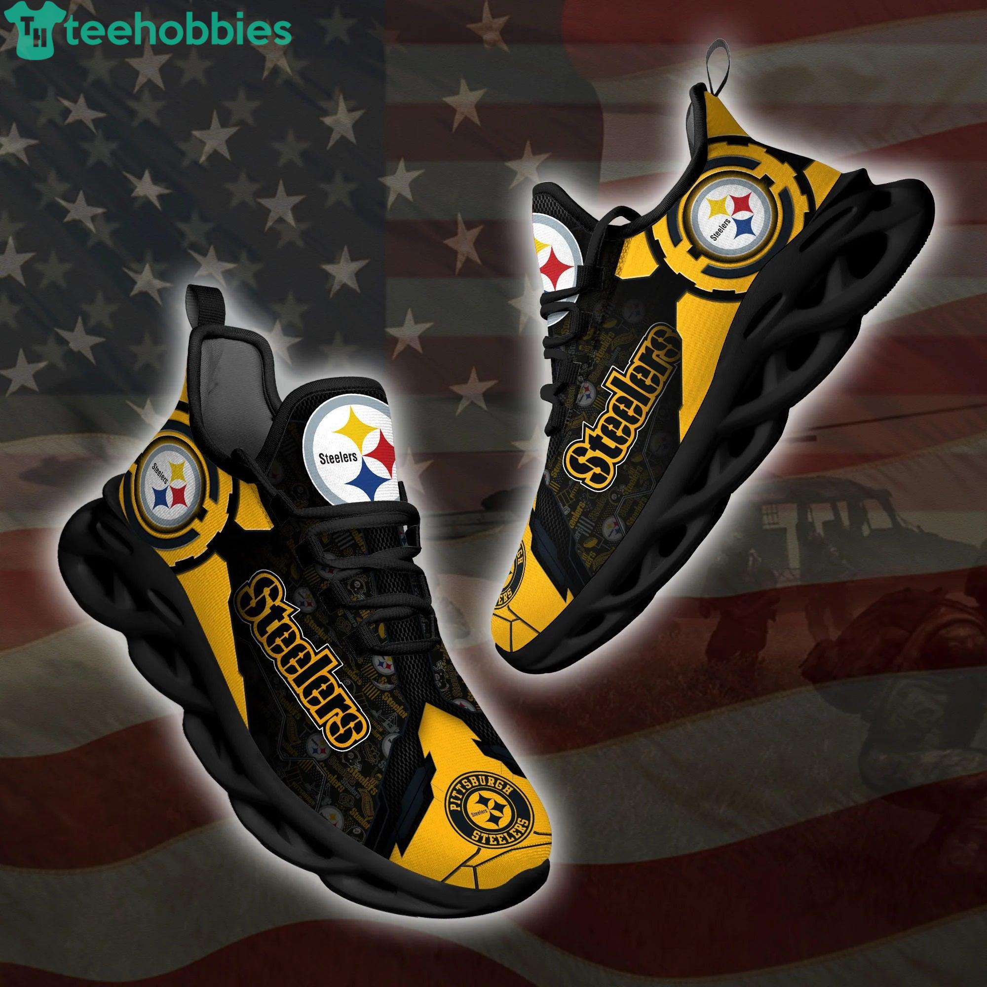 Pittsburgh Steelers Max Soul Sneaker Running Shoes Product Photo 1