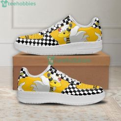 Poke Ampharos Checkerboard Custom Air Force Shoes For Fansproduct photo 1