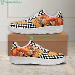 Poke Infernape Checkerboard Custom Air Force Shoes For Fansproduct photo 1
