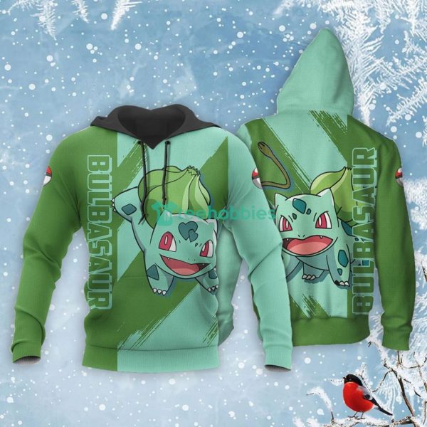 Pokemon Bulbasaur All Over Printed 3D Shirt Anime Fans Product Photo 3