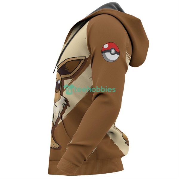 Pokemon Eevee All Over Printed 3D Shirt Custom Pokemon Anime Fans Product Photo 6