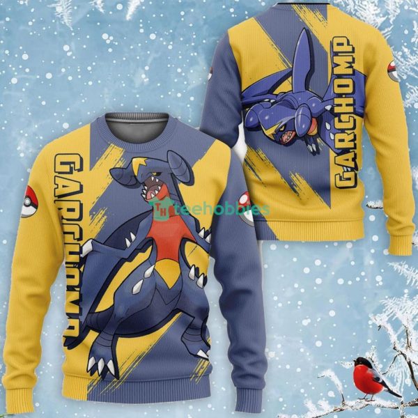 Pokemon Garchomp Lover All Over Printed 3D Shirt Anime Fans Product Photo 2