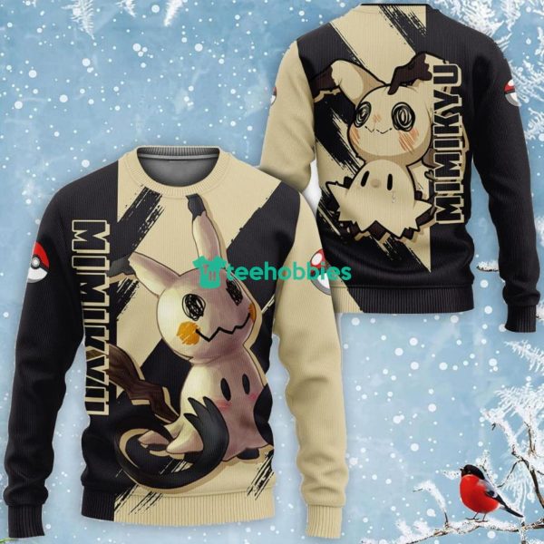 Pokemon Mimikyu Lover All Over Printed 3D Shirt Anime Fans Product Photo 2