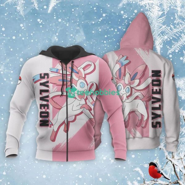 Pokemon Sylveon Lover All Over Printed 3D Shirt Anime Fans Product Photo 1