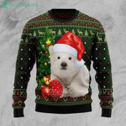 Polar Bear Cute Christmas Ugly Christmas Sweater Product Photo 1