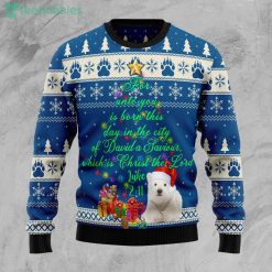 Polar Bear Have A Merry Christmas Ugly Christmas Sweater Product Photo 1