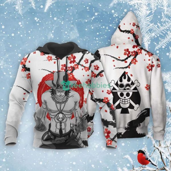 Portgas D. Ace All Over Printed 3D Shirt Custom Japan Style One Piece Anime Fans Product Photo 3