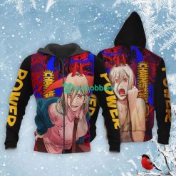 Power All Over Printed 3D Shirt Custom Chainsaw Man Anime Fans For Fans Product Photo 1