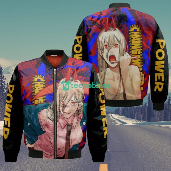 Power All Over Printed 3D Shirt Custom Chainsaw Man Anime Fans For Fans Product Photo 4
