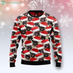 Pug Group Awesome All Over Print Ugly Christmas Sweater Product Photo 1