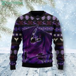 Purple Dragon Best Gift Dragon Lover Ugly Christmas Sweater Product Photo 1