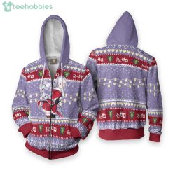 Re Zero Custom Emilia Anime Fans Ugly Christmas Sweater Hoodie Product Photo 2