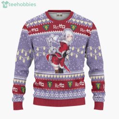 Re Zero Custom Emilia Anime Fans Ugly Christmas Sweater Hoodie Product Photo 1