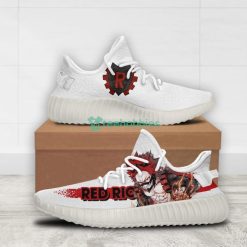 Red Riot Custom My Hero Academia Anime Yeezy Shoes For Fans Product Photo 2
