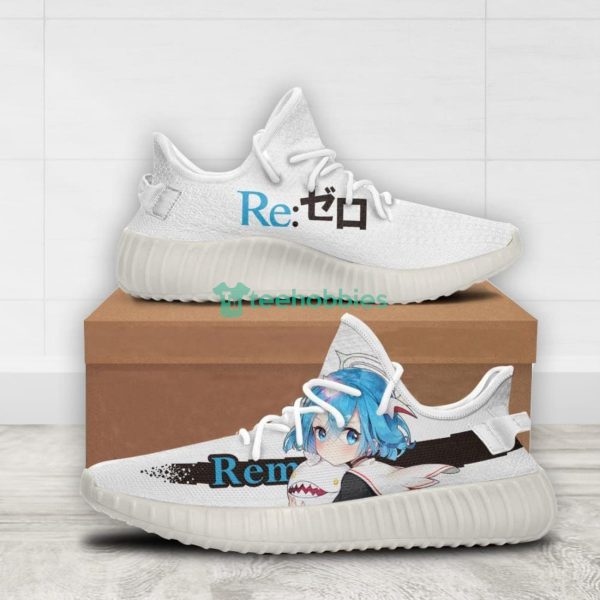 Rem Custom Re Zero Anime Yeezy Shoes For Fans Product Photo 2